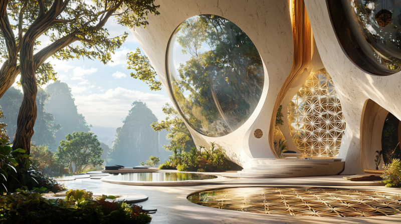 de12cirkels 25945 An artistic depiction of a building blendin 3d6ce219 398a 47b4 965a 607dfdd6d56f 0