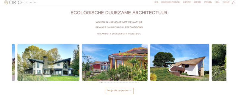 ORIO architecten website 1