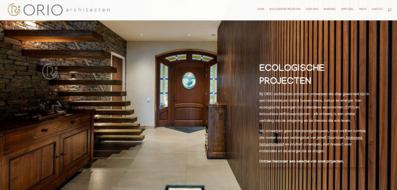 ORIO architecten website 3